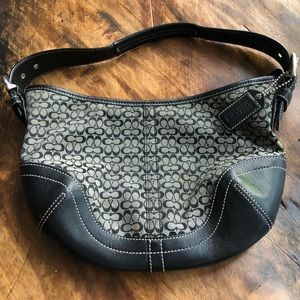 Coach signature small canvas bag